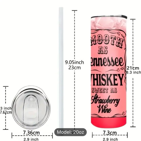 Smooth Tennessee Whiskey Travel Tumbler - Picture 2 of 3